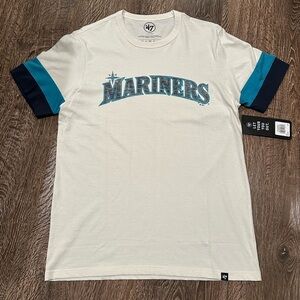 Seattle Mariners Sandstone Winslow T-Shirt - Brand New Size Small - 47 Brand